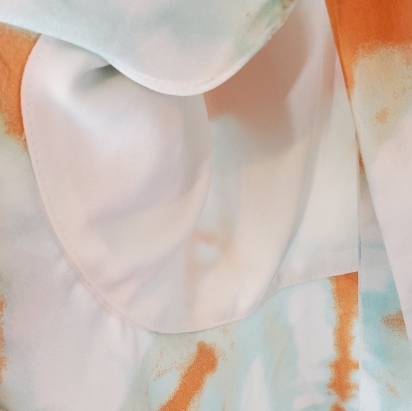 Mittoshop Tie Dye Wrap Dress with Ruffles in Size Small NWT - Picture 5 of 7